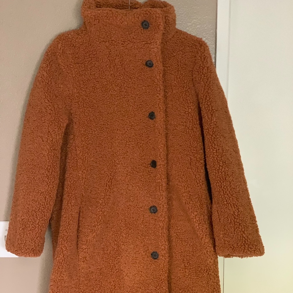 Teddy Sherpa Top Coat | Adobe Clay